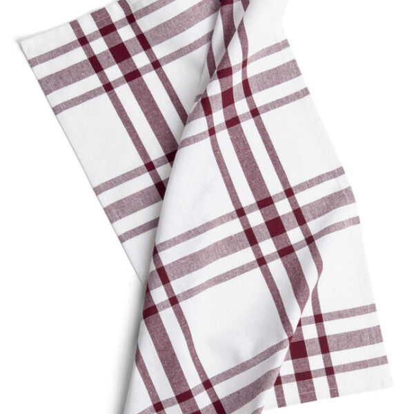 Kökshandduk Rutig Återvunnen