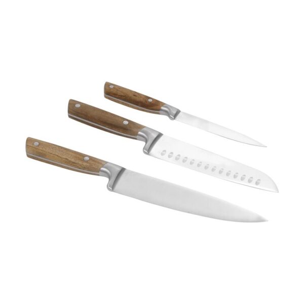 Knivset återvunnet stål